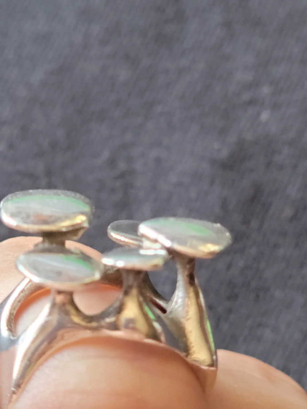 Sterling Silver Sculptural Women's Ring - Silver
